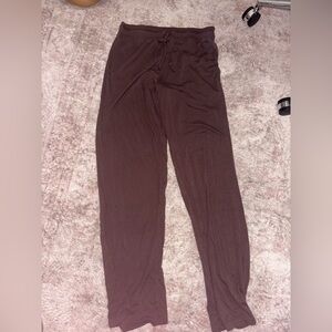 Nuuds Chocolate Brown Drawstring Pants
